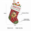 Custom Photo Christmas Sock Ornament - handmade
