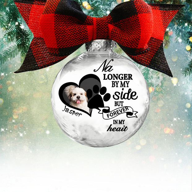 Custom Photo Christmas Ornament - handmade