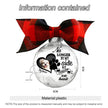 Custom Photo Christmas Ornament - handmade