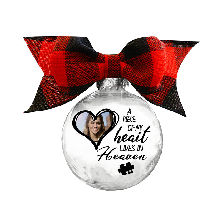 Custom Photo Christmas Ornament - handmade