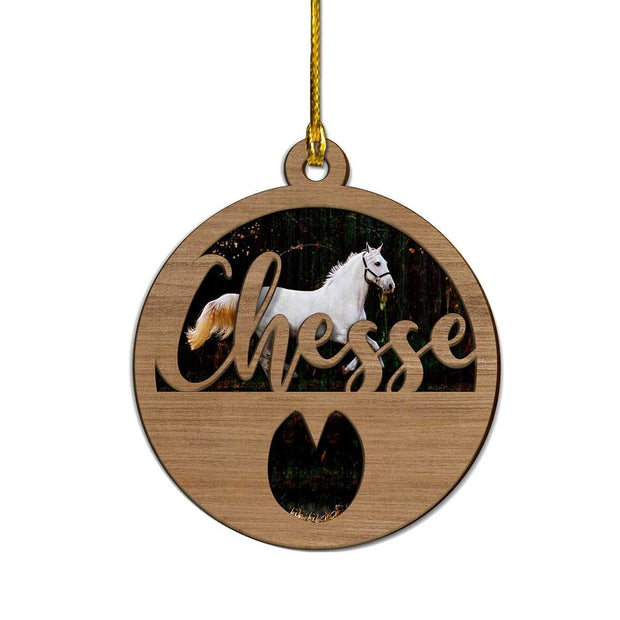Personalised Wooden Photo Christmas Ornament - handmade