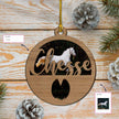 Personalised Wooden Photo Christmas Ornament - handmade