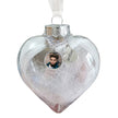 Custom Photo Heart Bottle Ornament - handmade