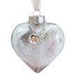Custom Photo Heart Bottle Ornament - handmade