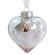 Custom Photo Heart Bottle Ornament - handmade