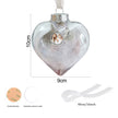 Custom Photo Heart Bottle Ornament - handmade