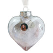 Custom Photo Heart Bottle Ornament - handmade