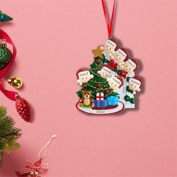 Custom Name Christmas Ornament - handmade