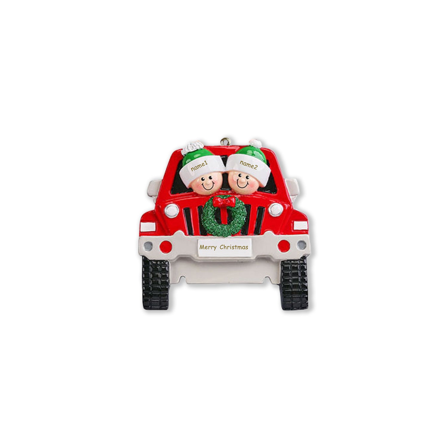 Custom Christmas Santa Claus Ornament - handmade