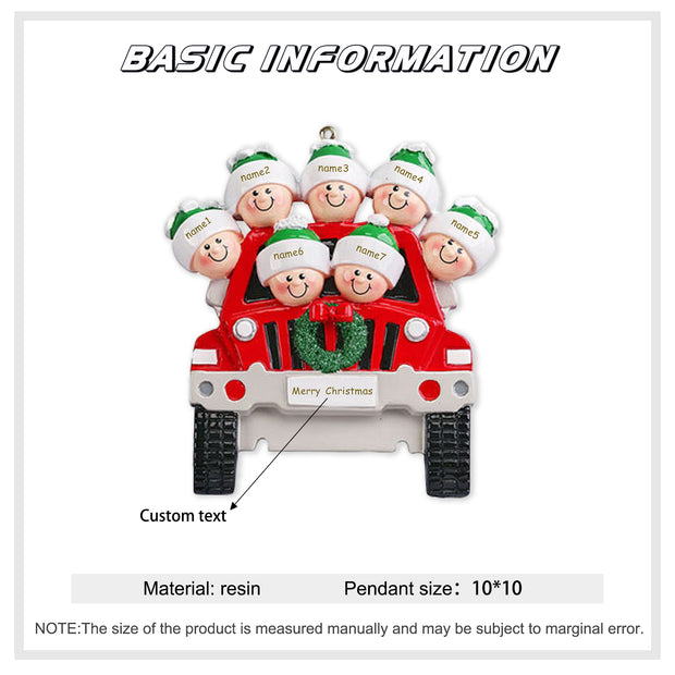 Custom Christmas Santa Claus Ornament - handmade