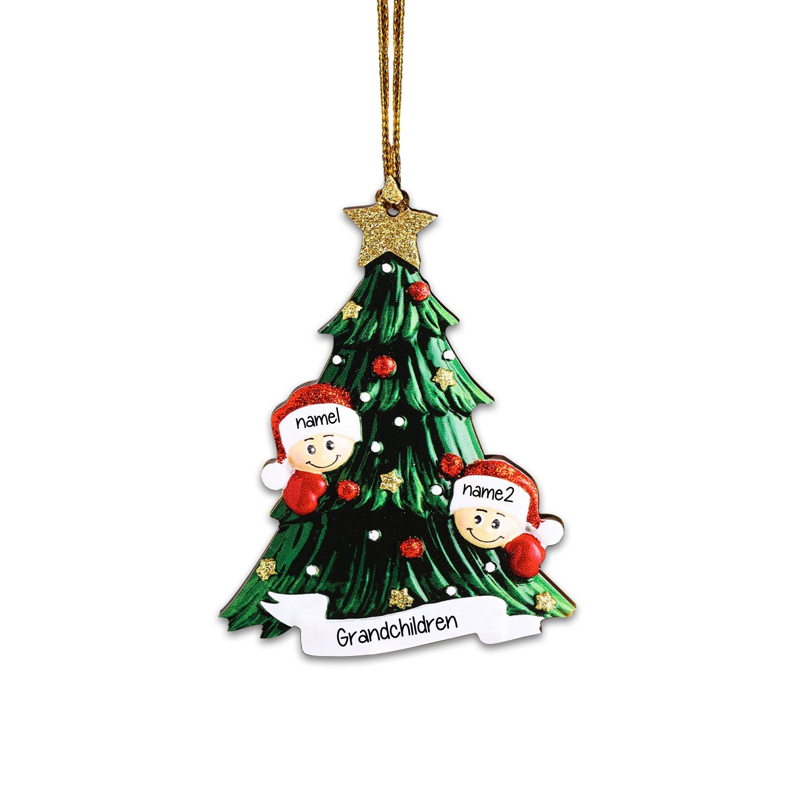 Christmas Decoration Custom Christmas Tree Ornament - handmade