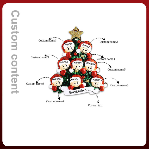 Christmas Decoration Custom Christmas Tree Ornament - handmade
