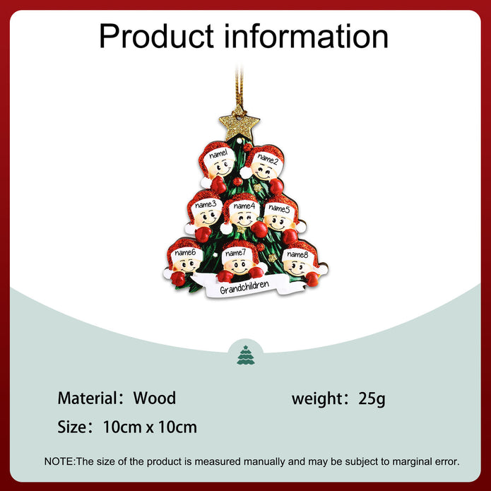 Christmas Decoration Custom Christmas Tree Ornament - handmade