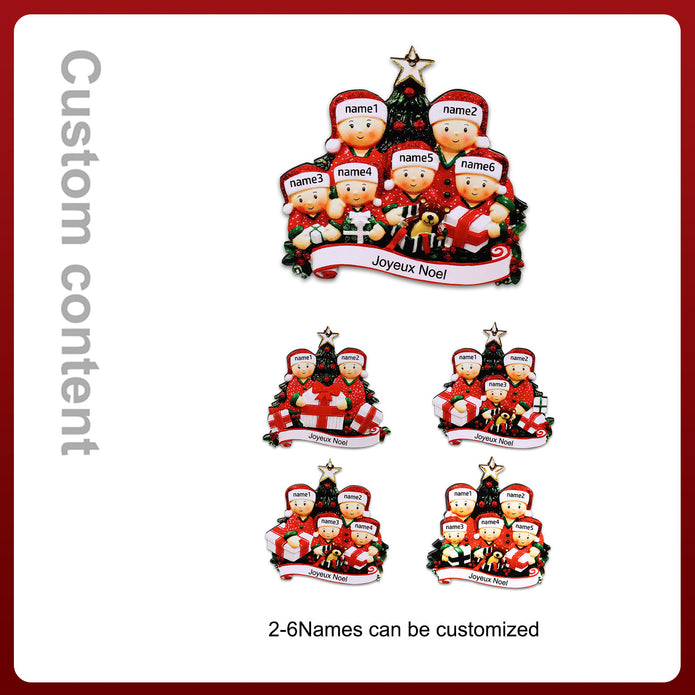 Custom Christmas Tree Ornament - handmade