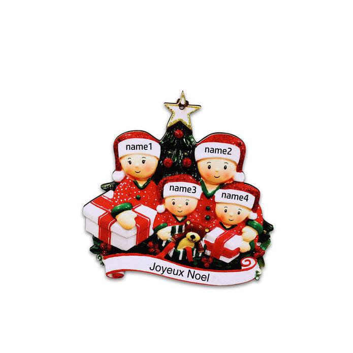 Custom Christmas Tree Ornament - handmade