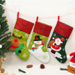 Custom Name Christmas Sock Ornament - handmade
