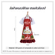 Custom Name Christmas Apron - handmade