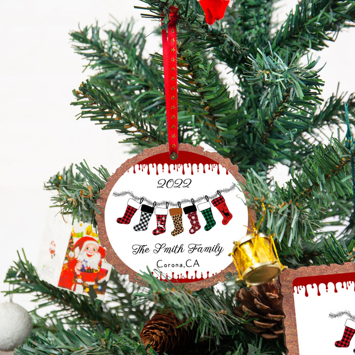 Personalised Photo Christmas Ornament - handmade