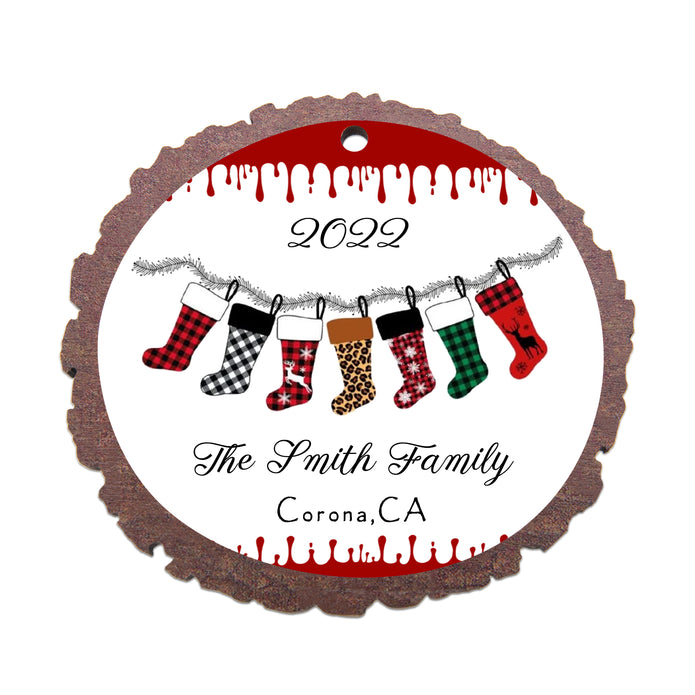 Personalised Photo Christmas Ornament - handmade