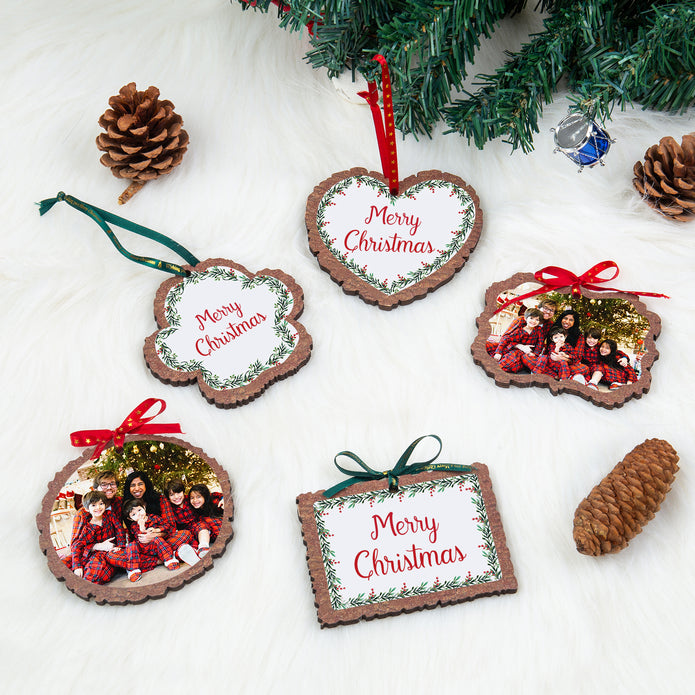 Christmas Decoration Custom Photo Ornament - handmade