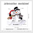 Custom Name Christmas Snowman Ornament - handmade