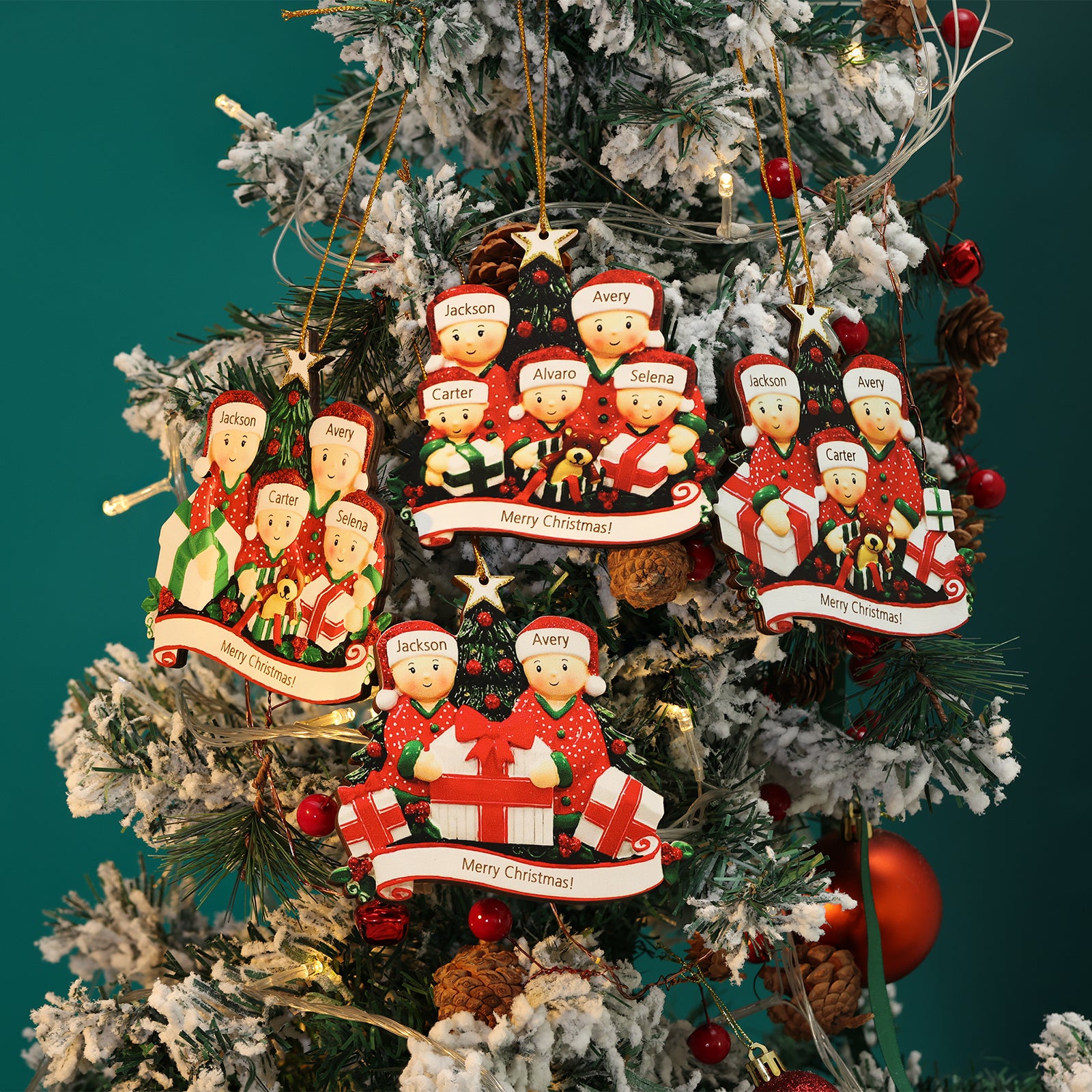 Custom Christmas Pendants - handmade