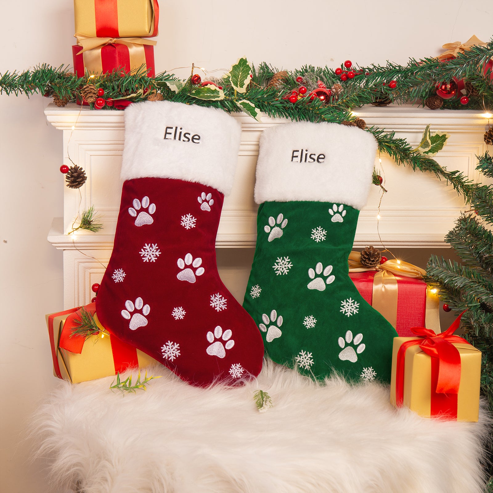 Custom socks For Christmas - handmade