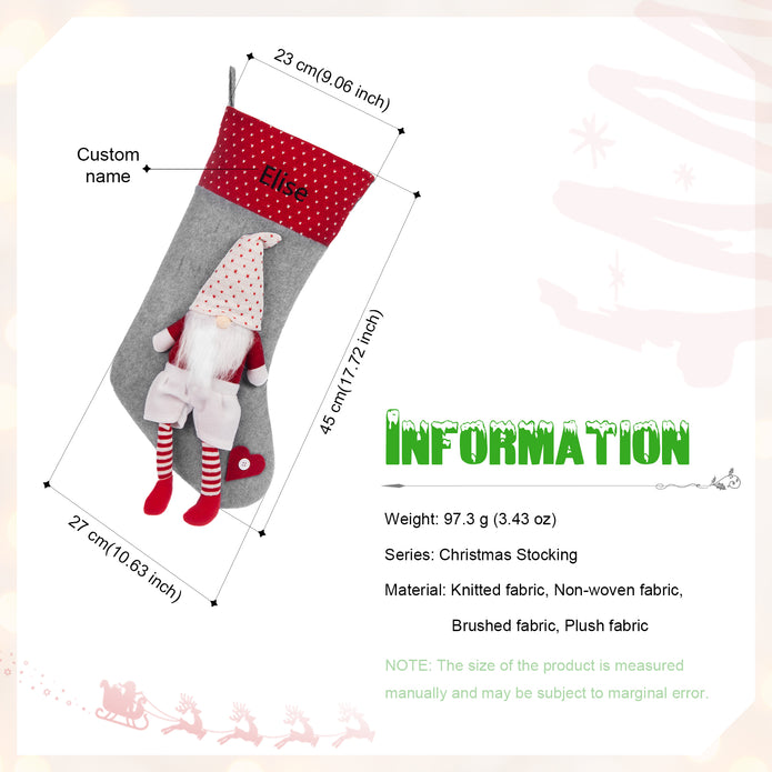 Custom Christmas Socks - handmade