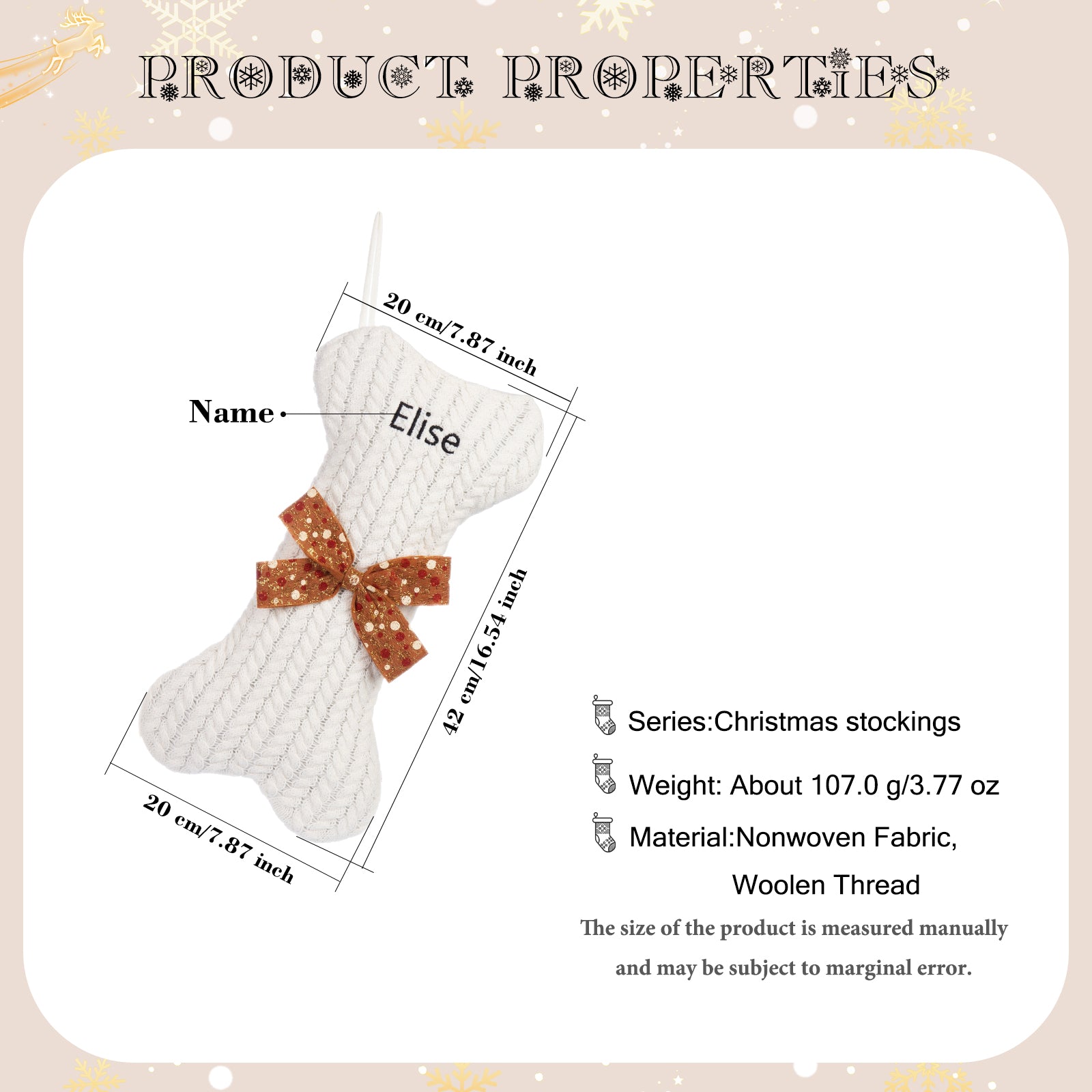 Custom Christmas stockings - handmade