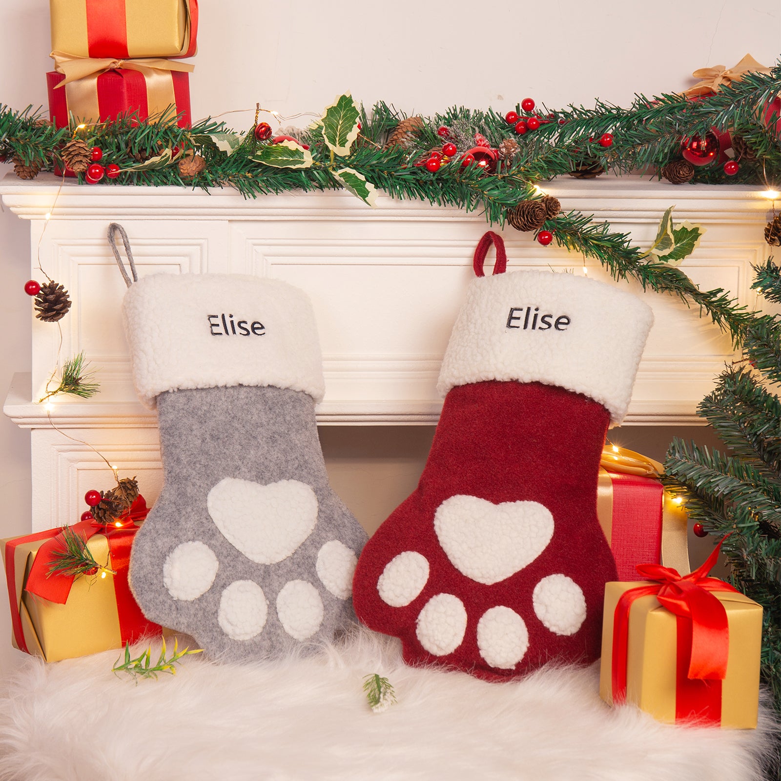 Custom Christmas stockings - handmade