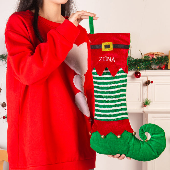 Custom Name Christmas stockings - handmade
