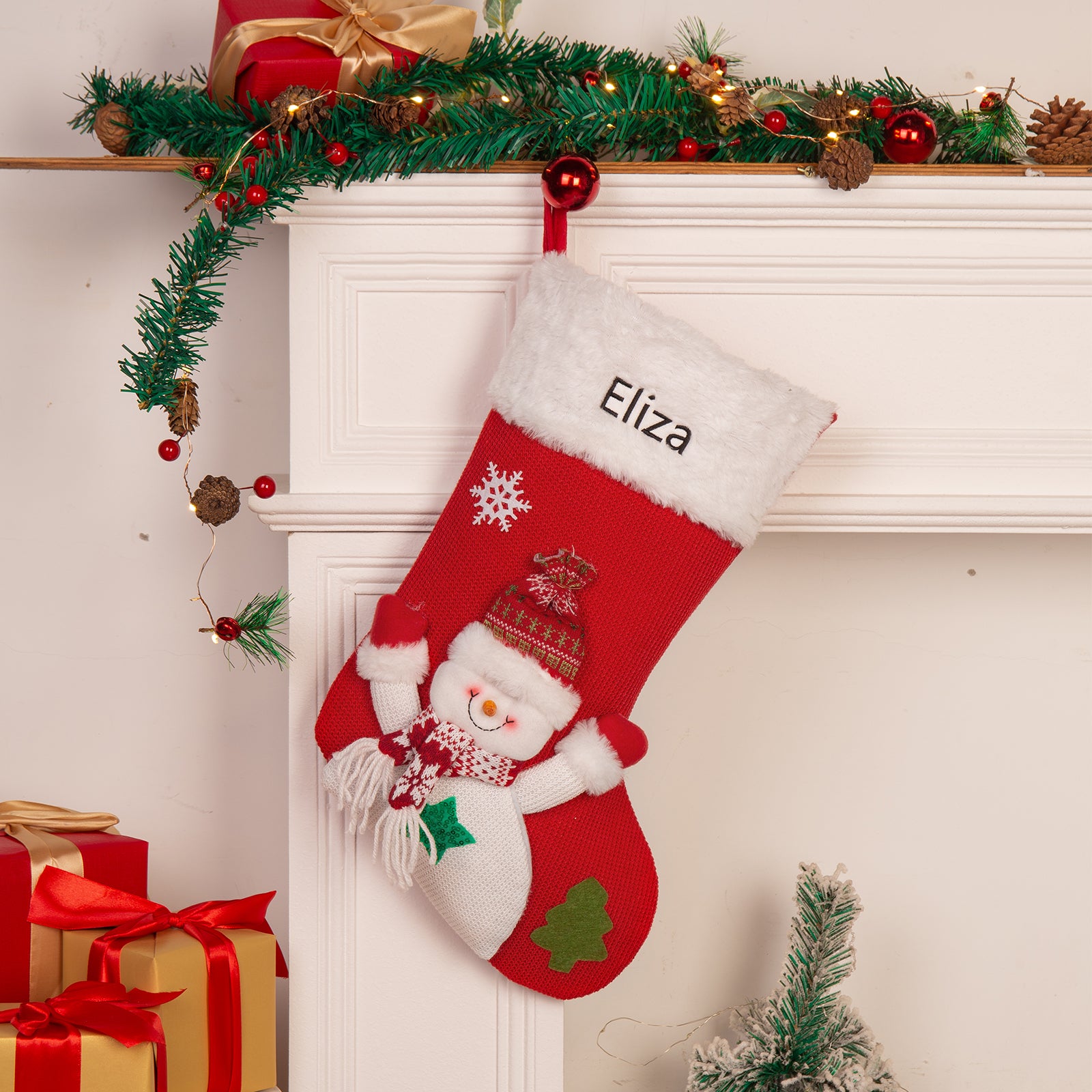 Custom Name Christmas stockings - handmade