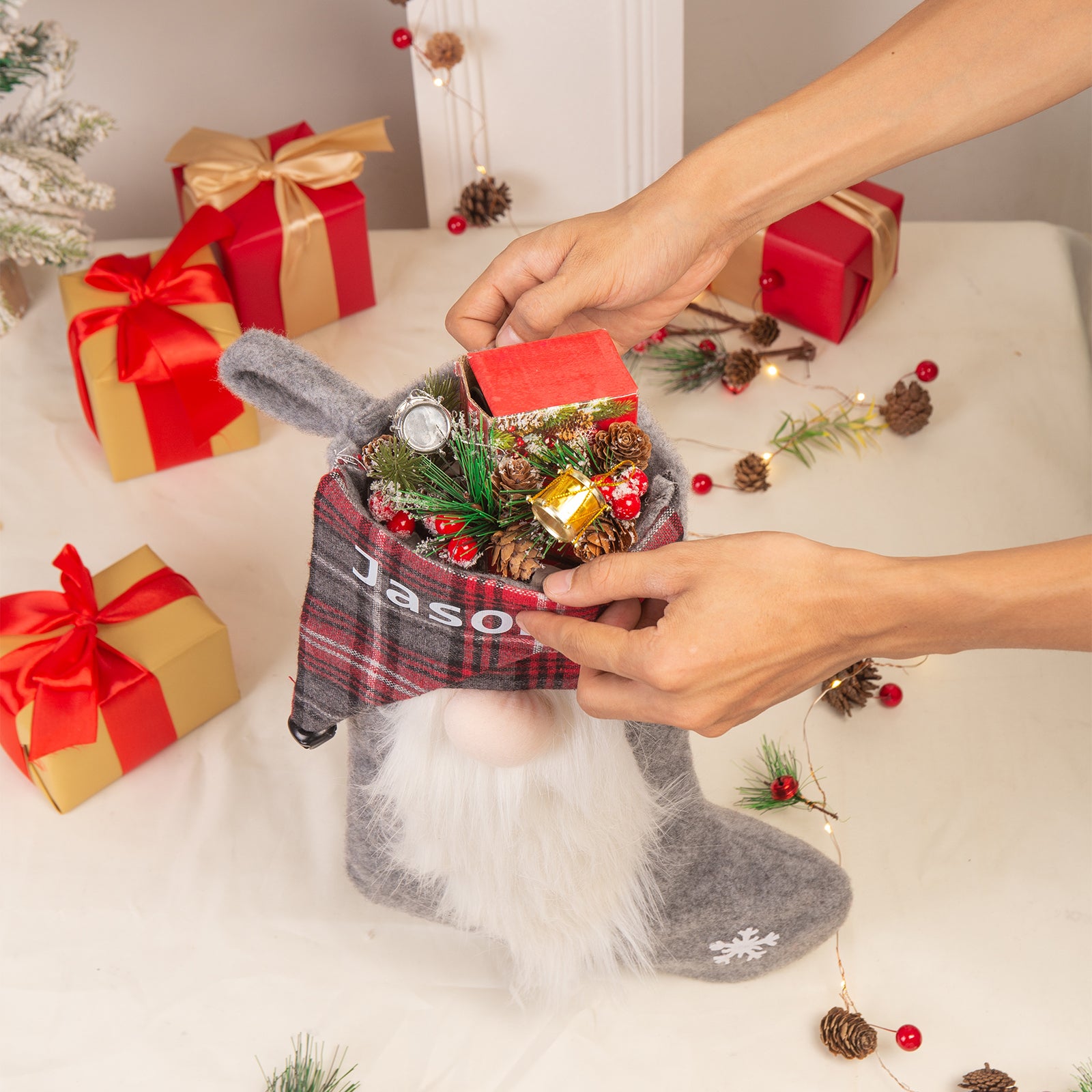 Custom Christmas stockings - handmade