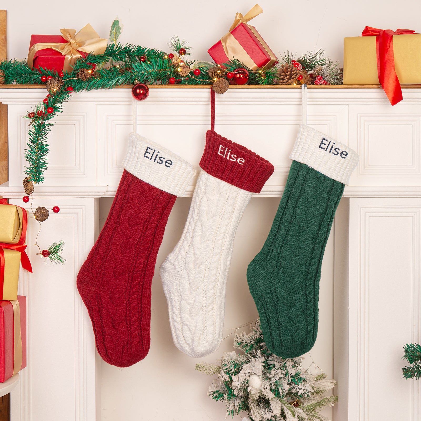 Custom Christmas stockings - handmade