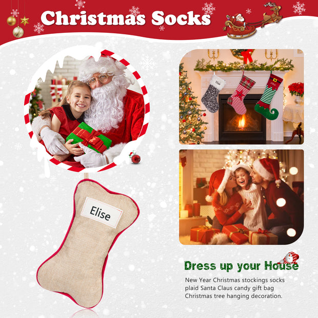 Custom Christmas stockings - handmade