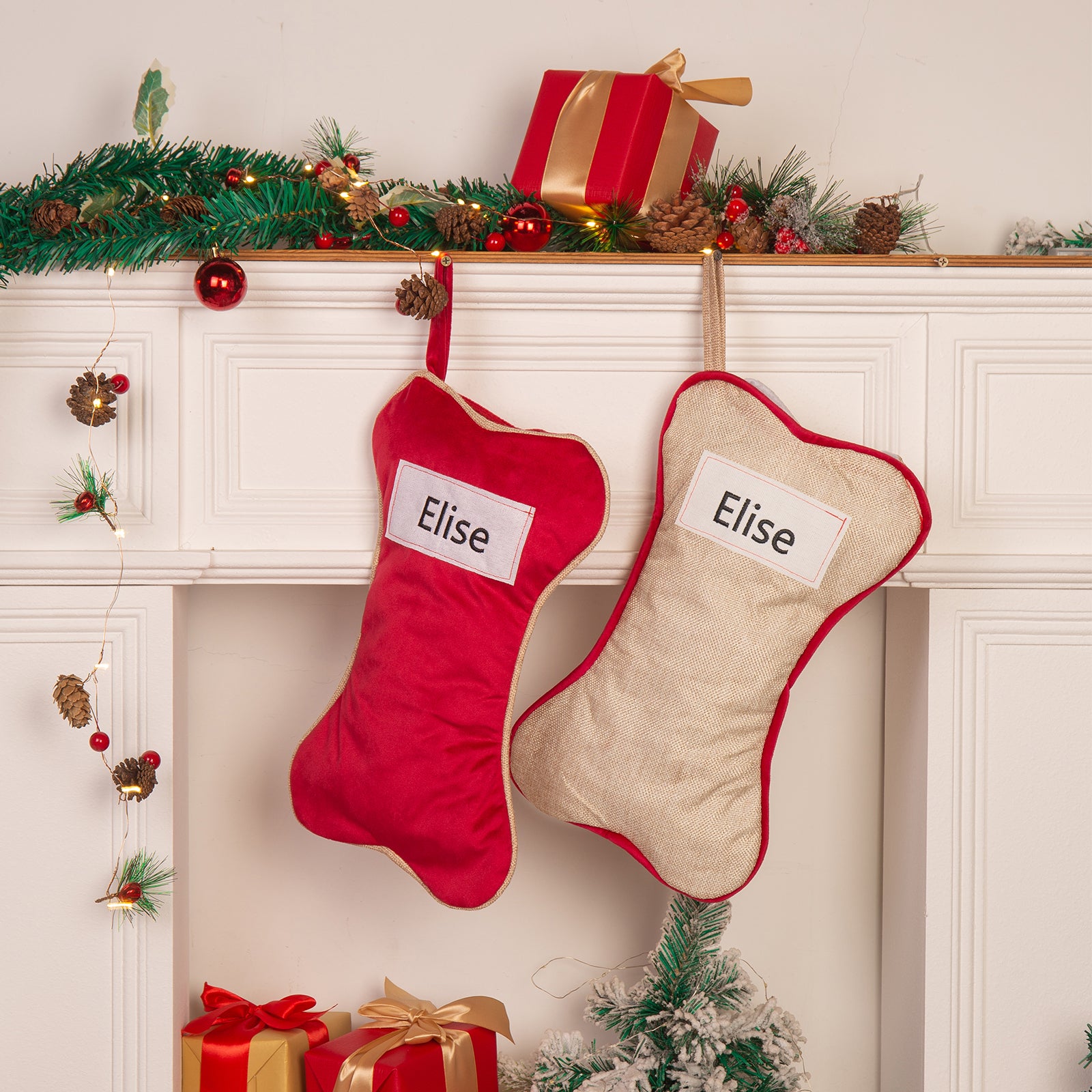 Custom Christmas stockings - handmade
