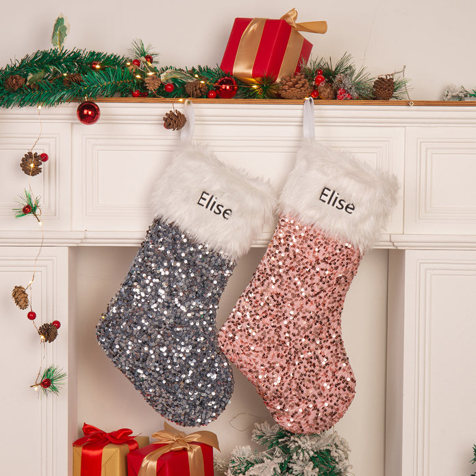 Custom Christmas stockings - handmade