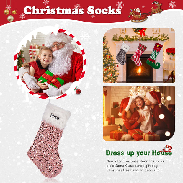 Custom Christmas stockings - handmade
