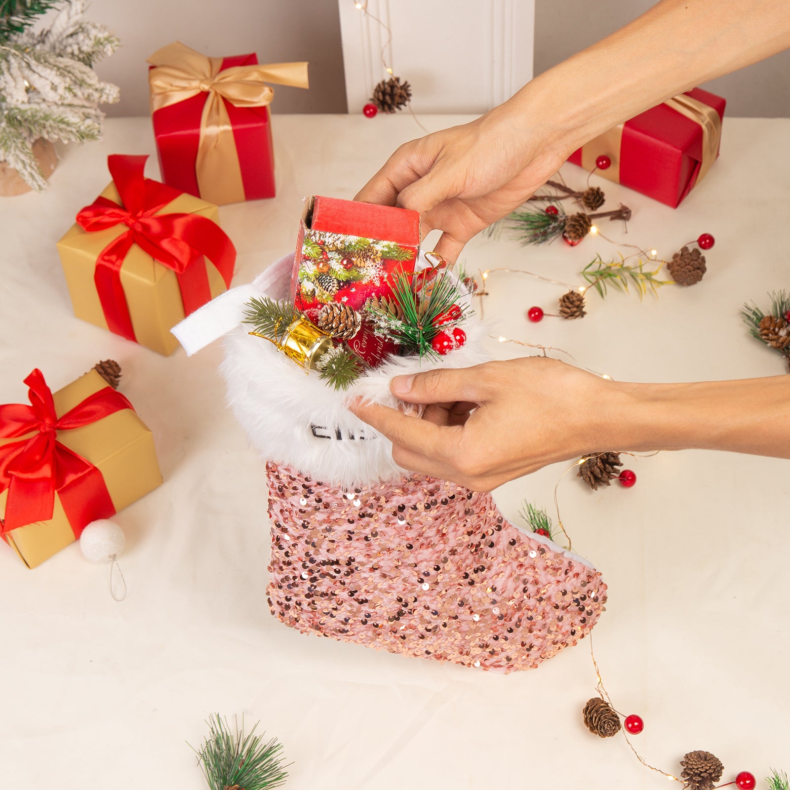 Custom Christmas stockings - handmade