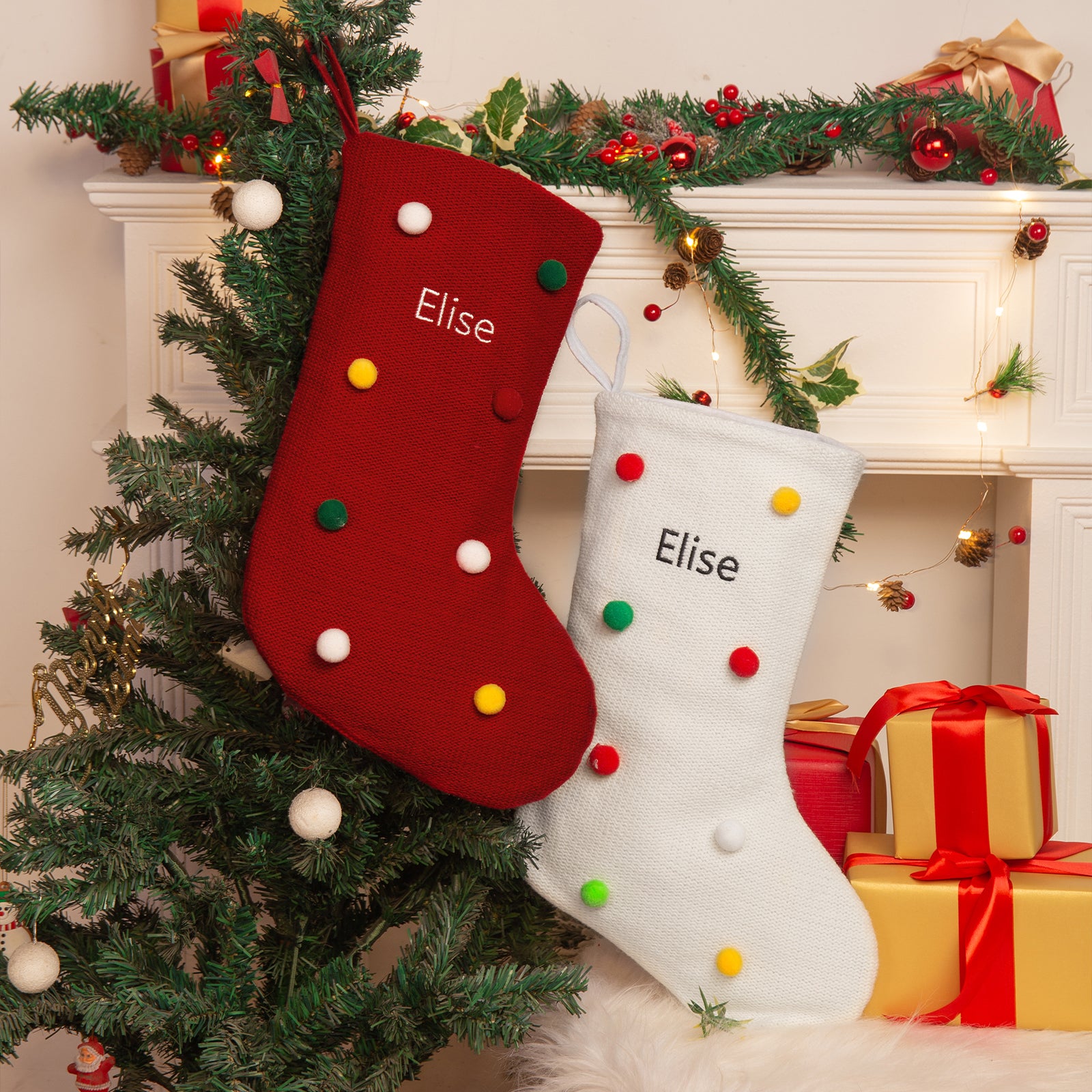 Custom Christmas stockings - handmade