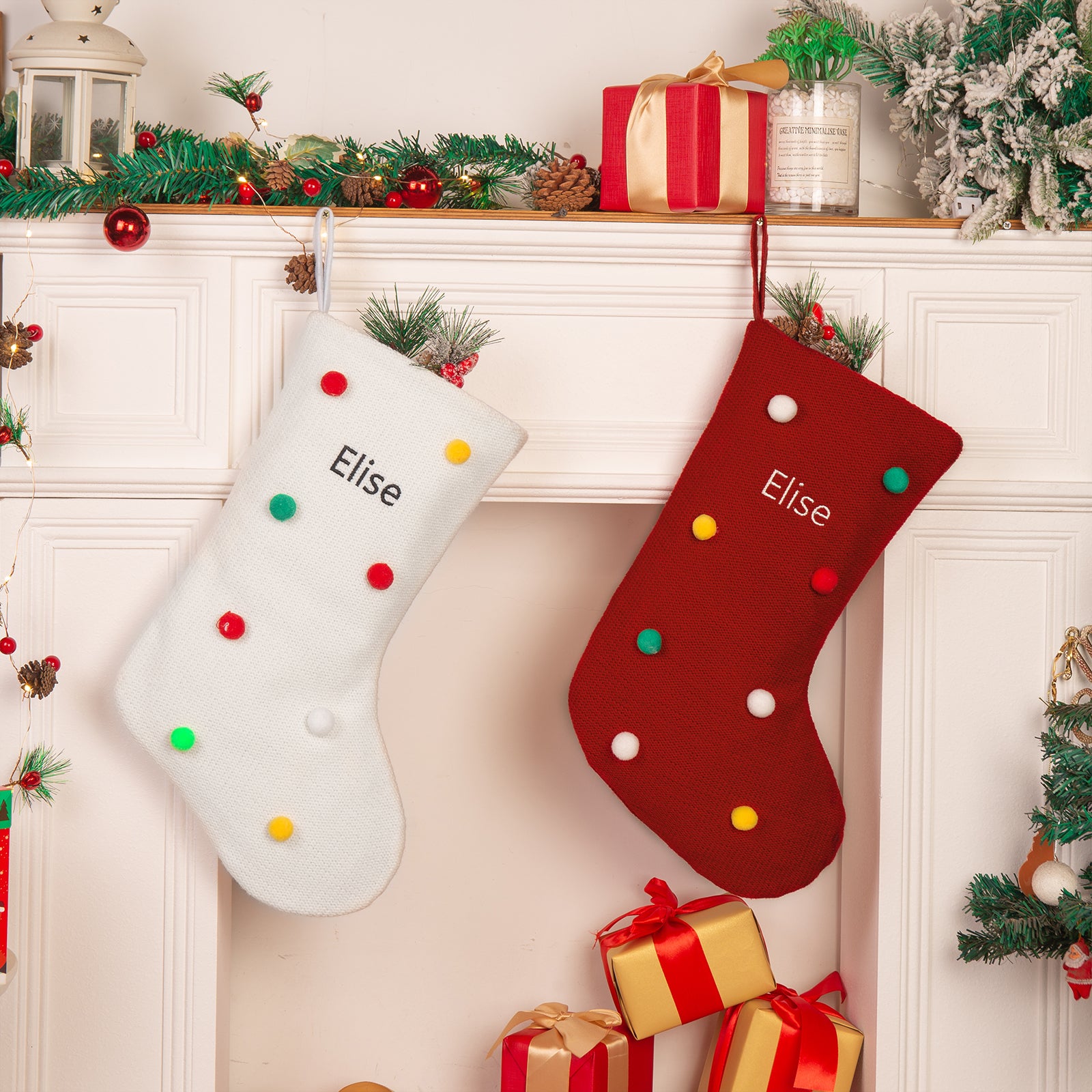 Custom Christmas stockings - handmade