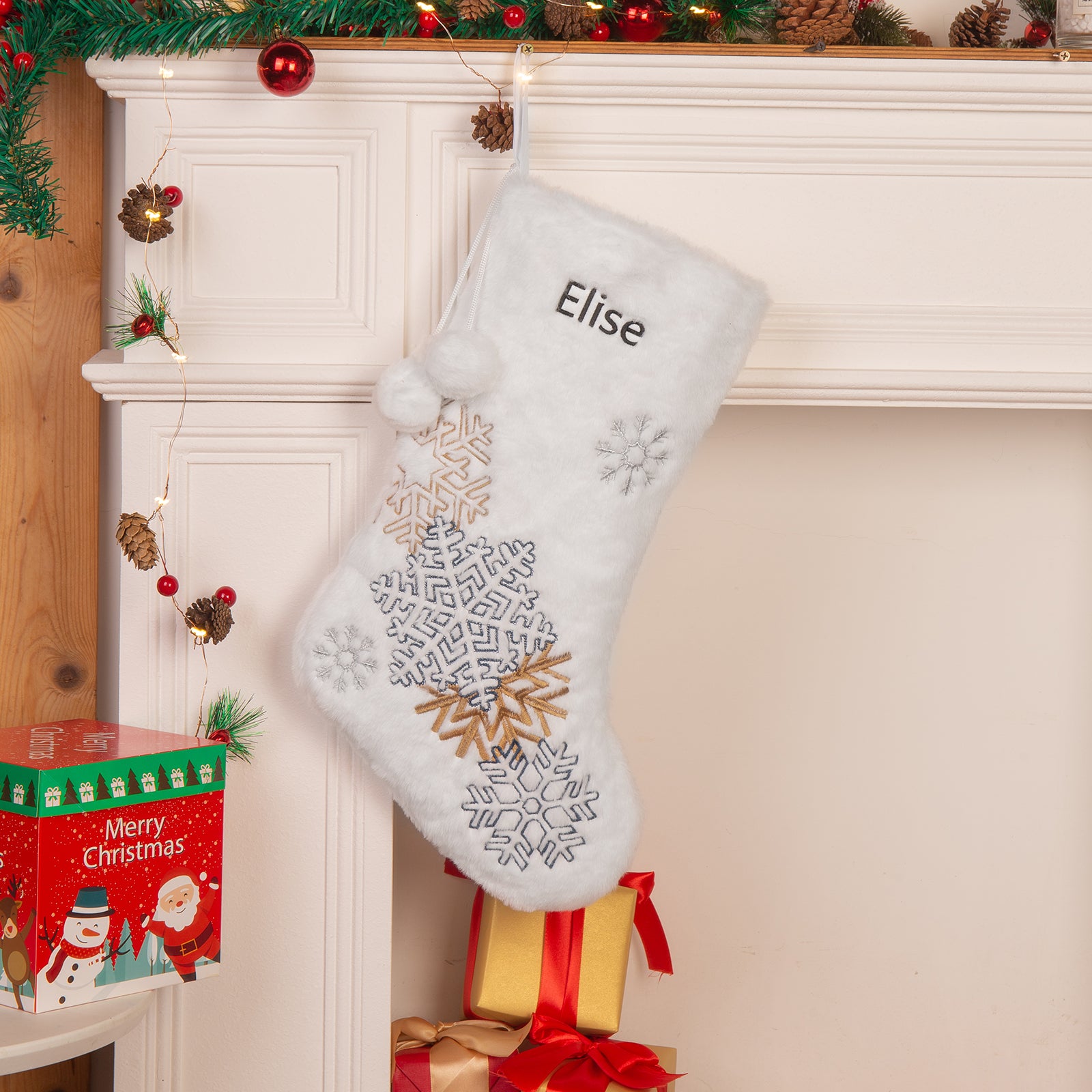 Personalised Christmas Stockings - handmade