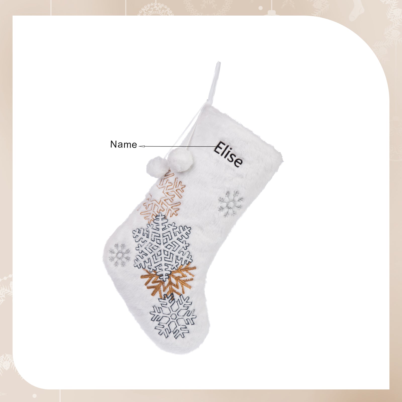 Personalised Christmas Stockings - handmade