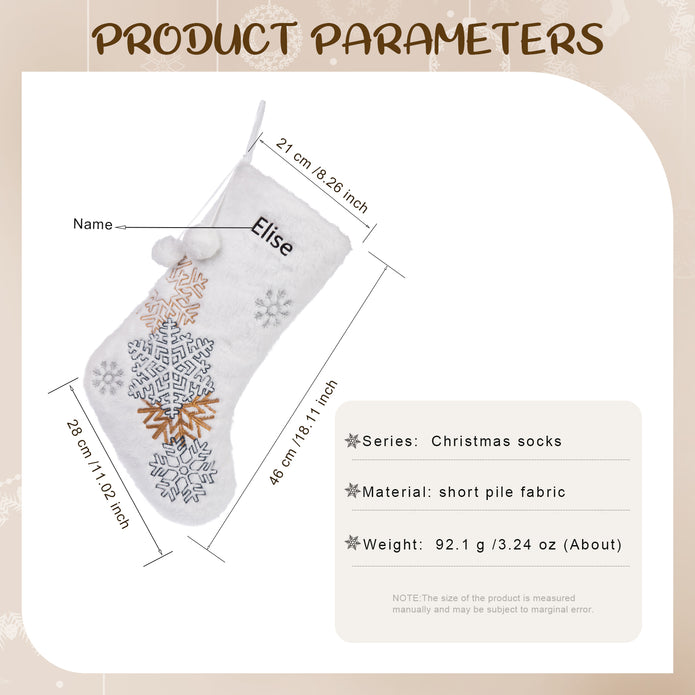 Personalised Christmas Stockings - handmade