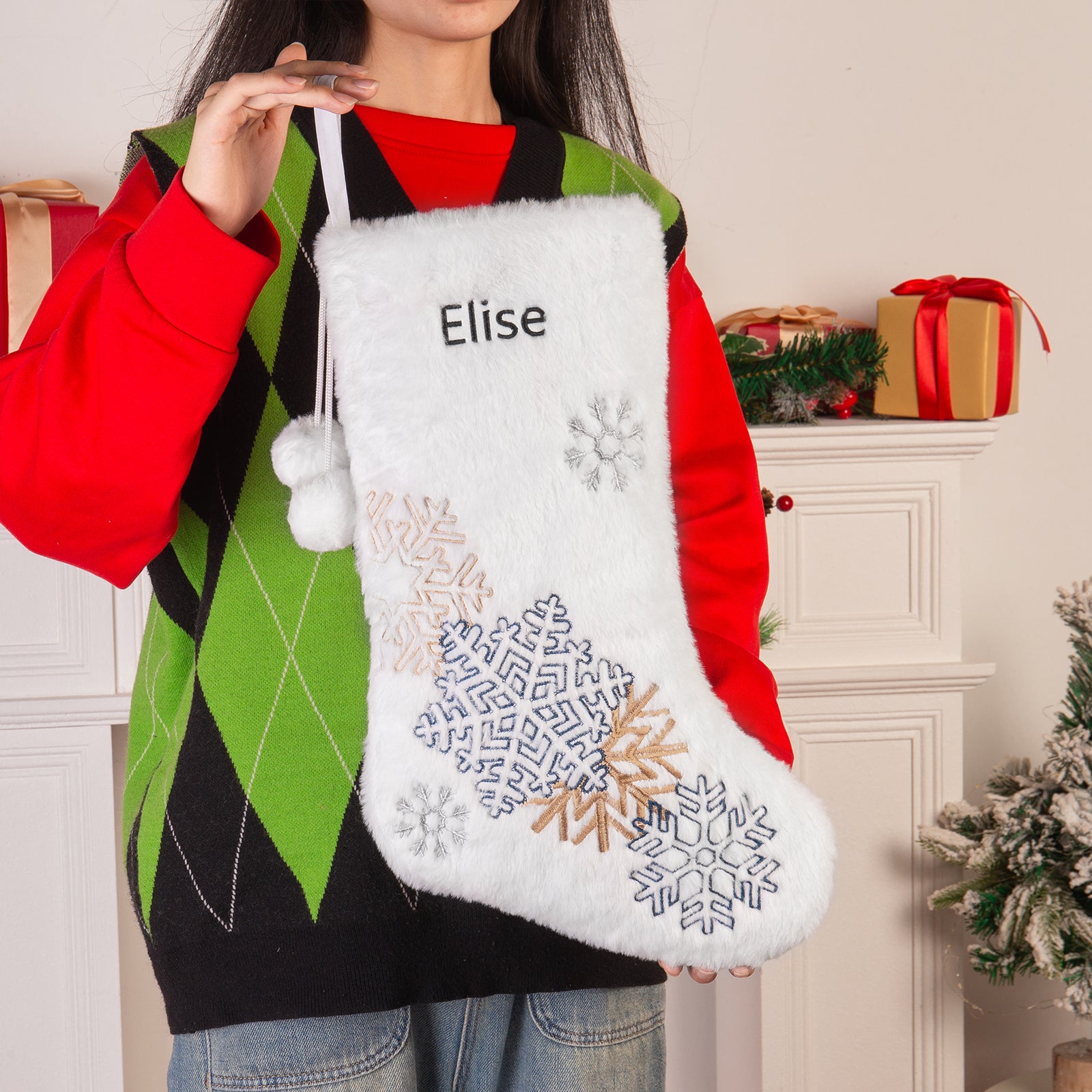 Personalised Christmas Stockings - handmade