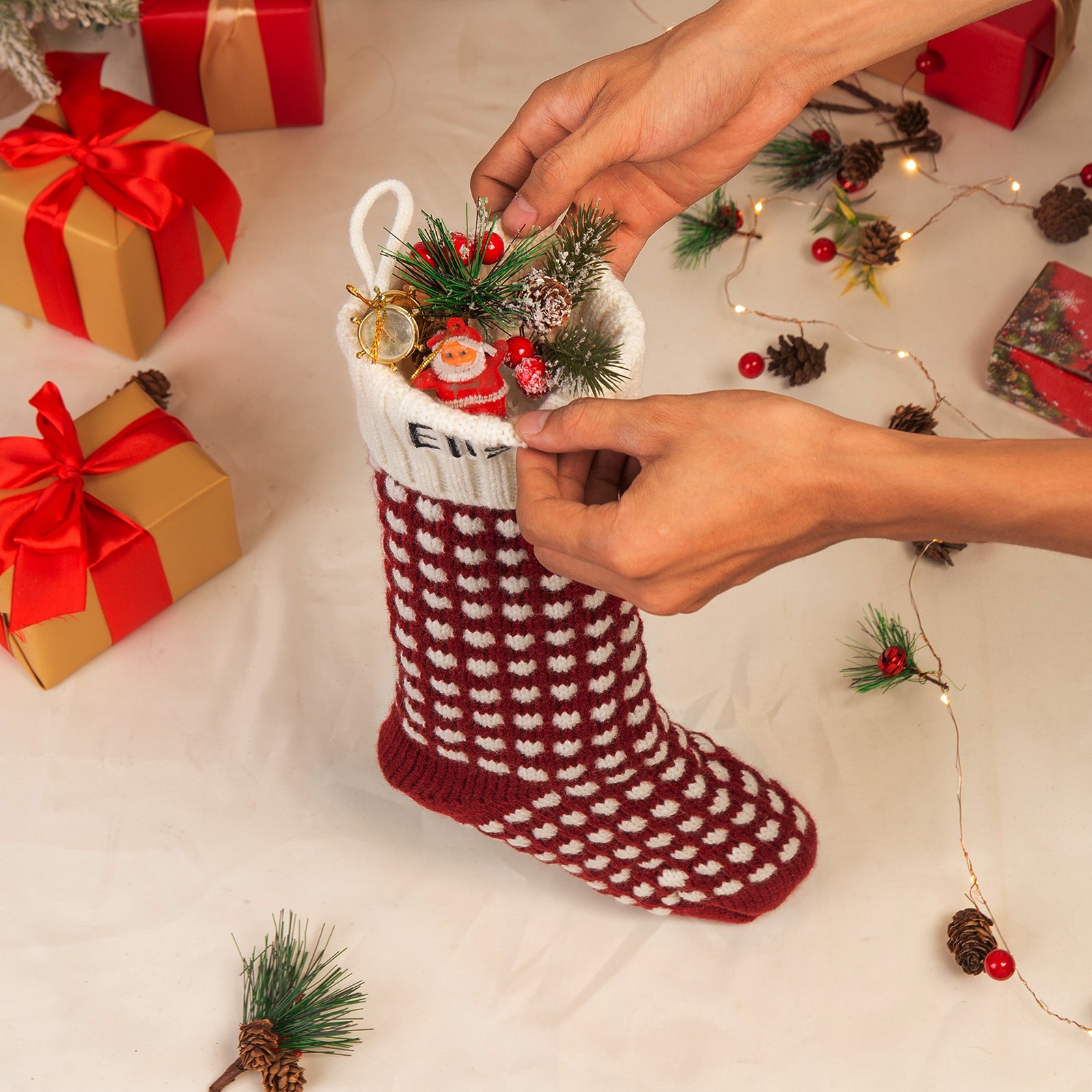 Custom Christmas stockings - handmade