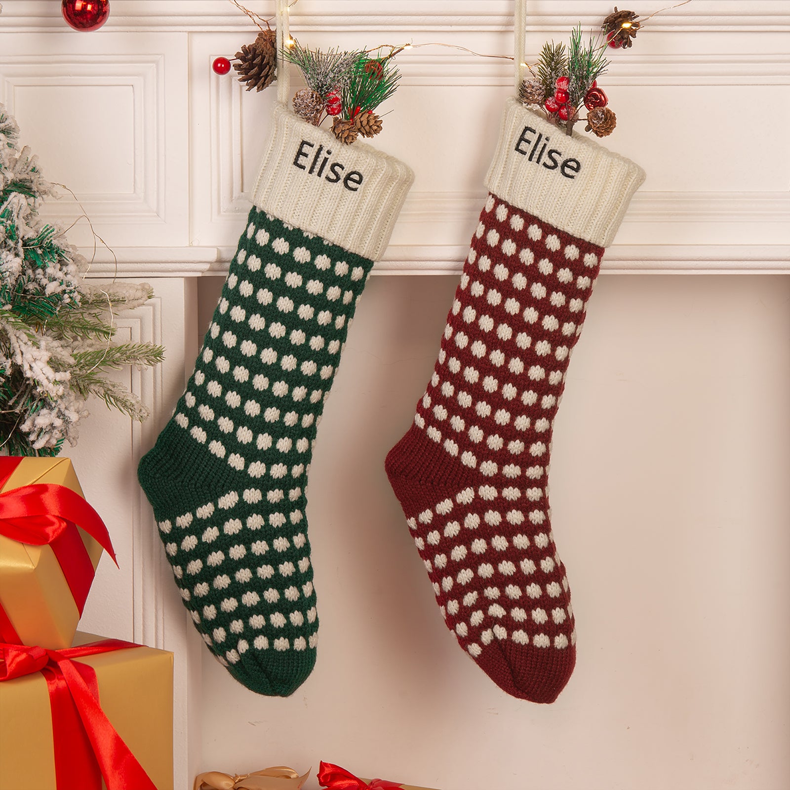 Custom Christmas stockings - handmade