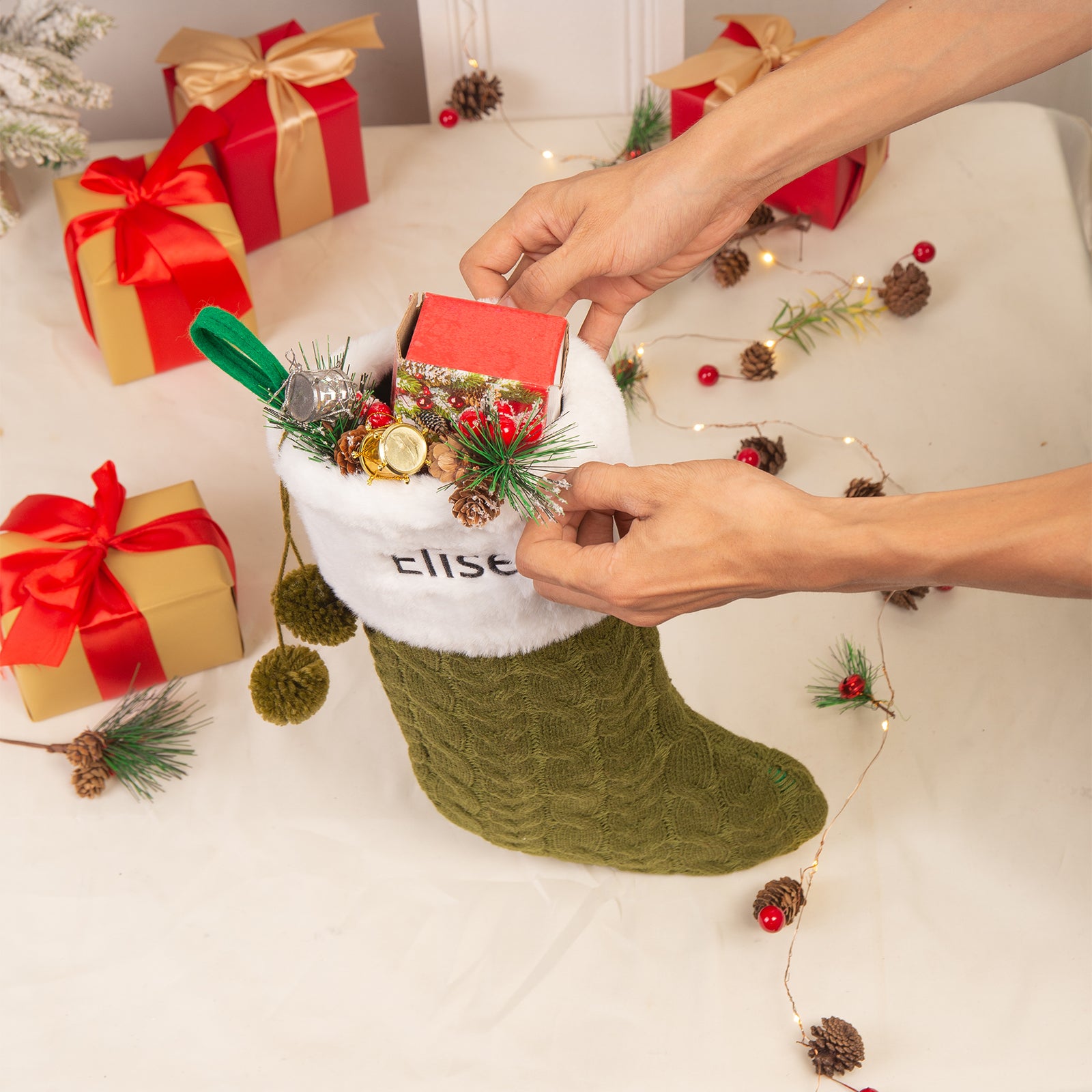 Custom Christmas stockings - handmade