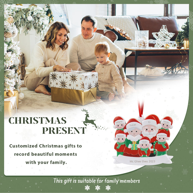 Personalised Christmas Pendants - handmade