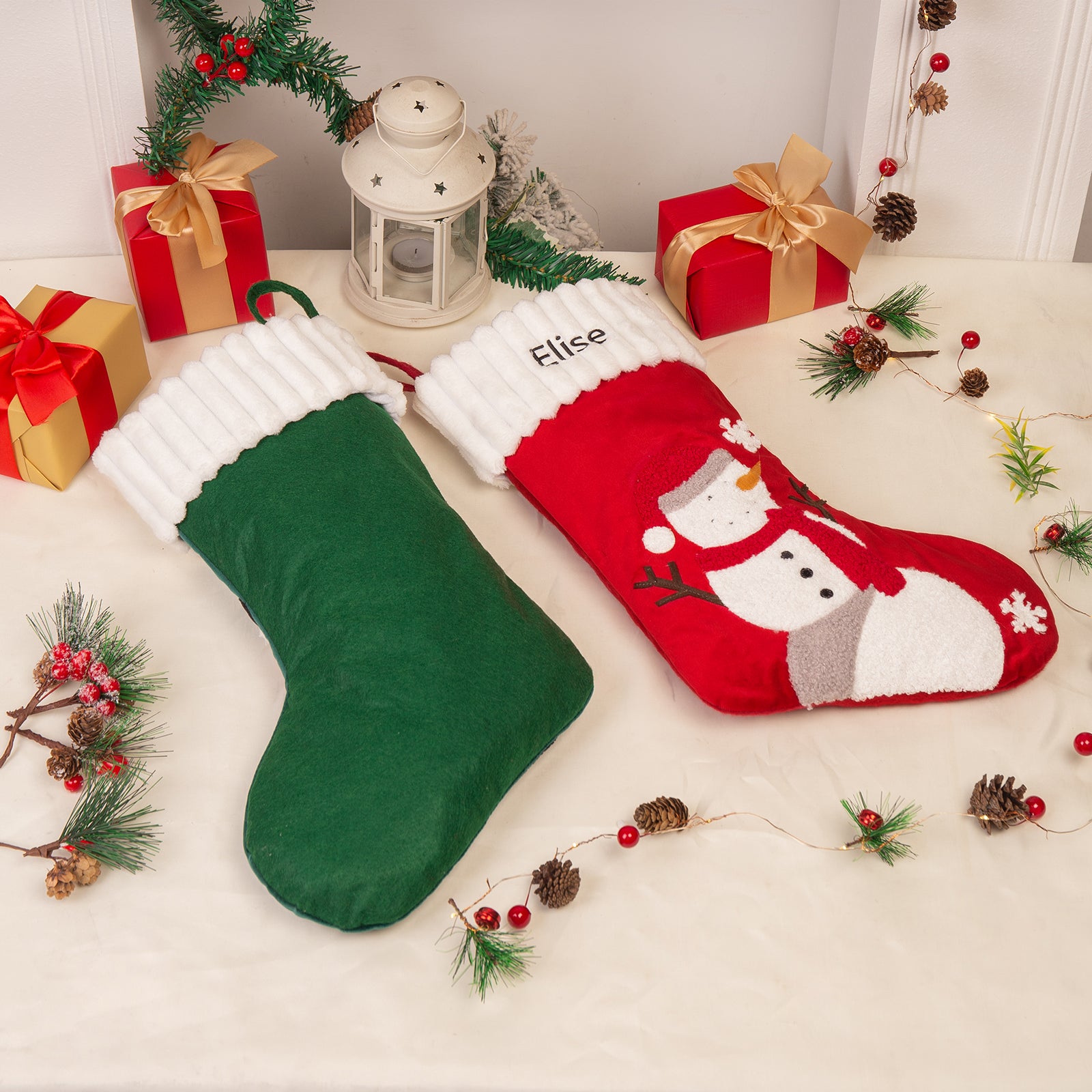 Custom Name Christmas Stockings - handmade